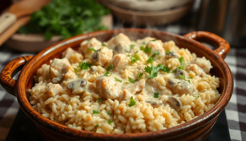 Creamy Chicken Rice Casserole