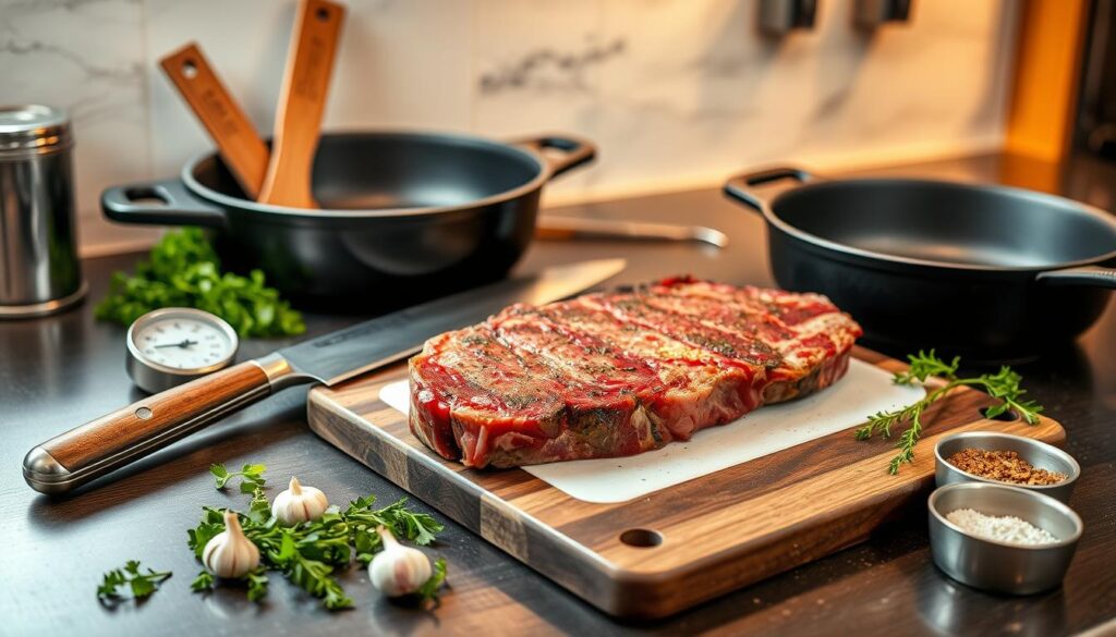 Essential kitchen tools for cooking steak