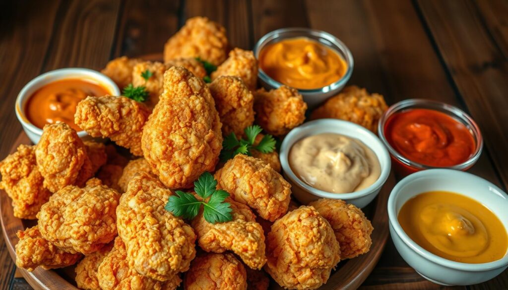 Fried Chicken and Sauces