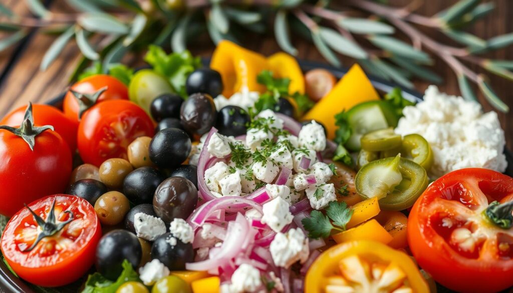 Mediterranean Salad Ingredients