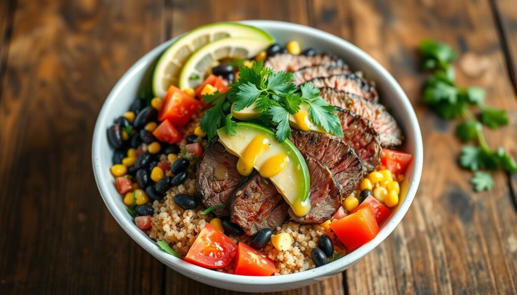 Steak and Quinoa Southwestern Salad