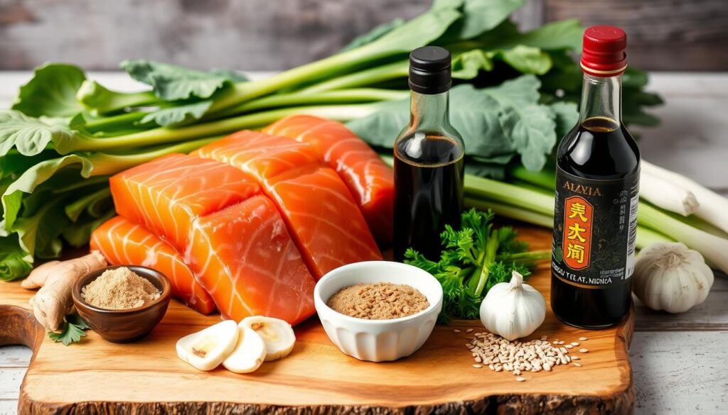 Teriyaki Salmon Ingredients