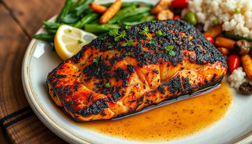 blackened salmon