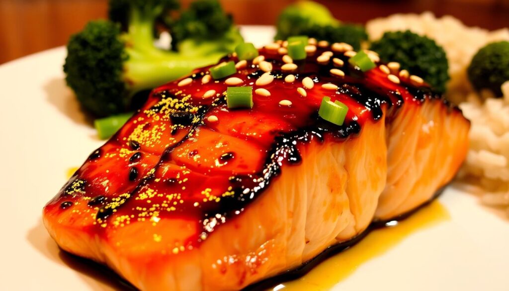 broiled salmon