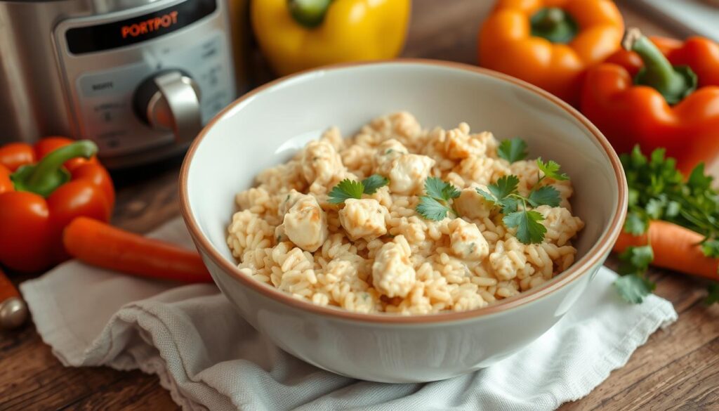 crockpot chicken and rice