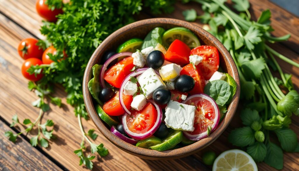 easy mediterranean salad