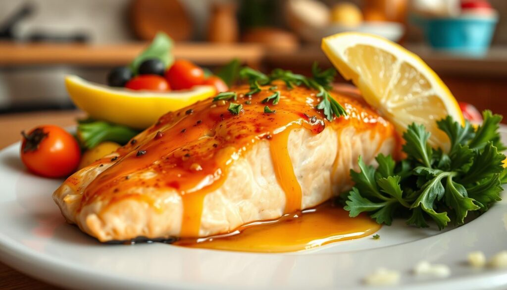 honey glazed salmon recipe