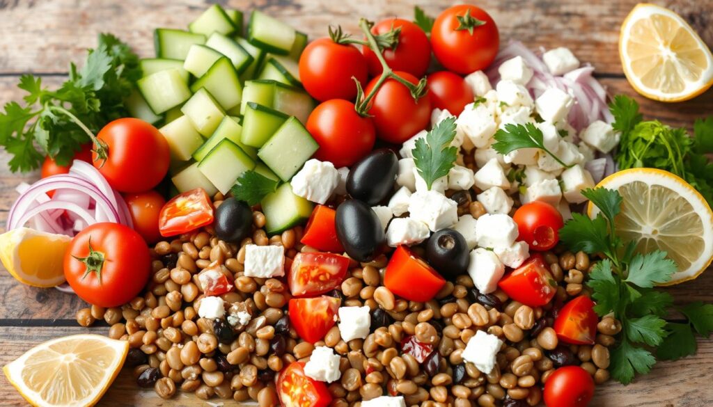 lentil salad ingredients