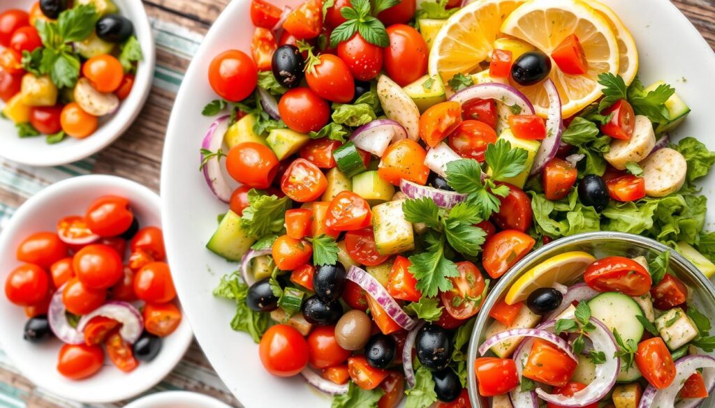 mediterranean diet healthy salads