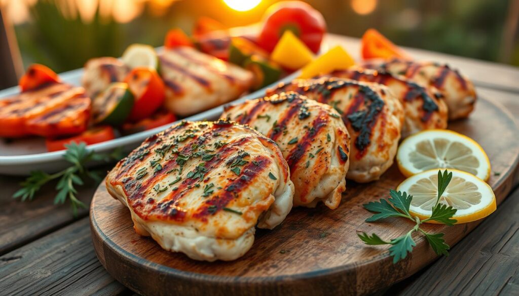 mediterranean grilled chicken thighs