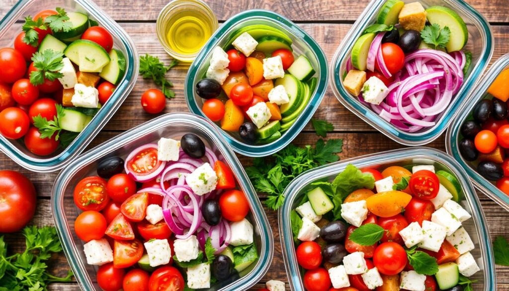 mediterranean salad meal prep