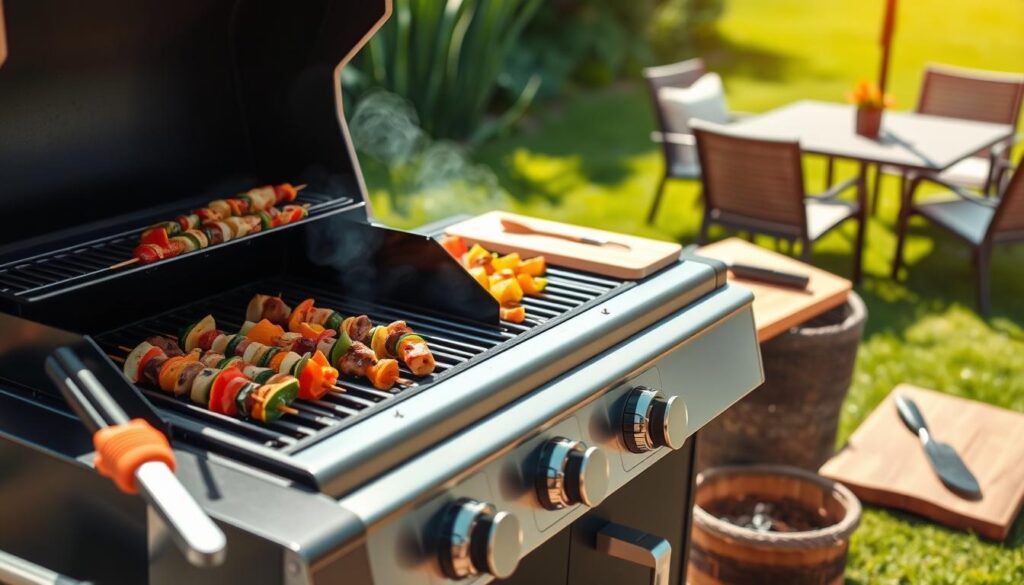 outdoor grilling equipment