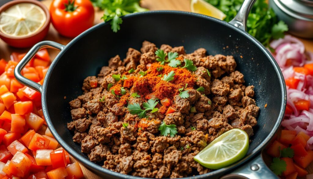 taco meat filling