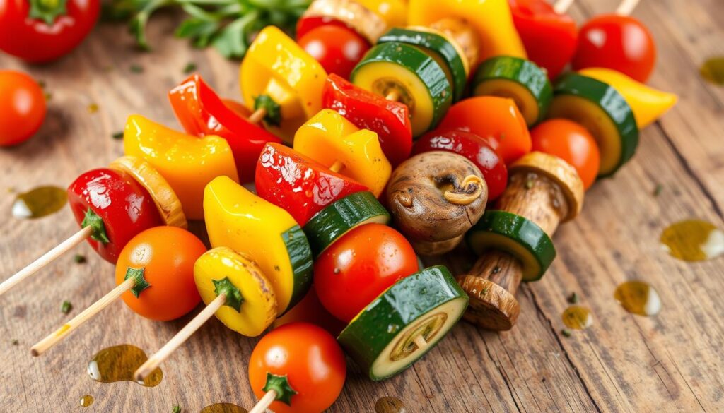 veggie skewers