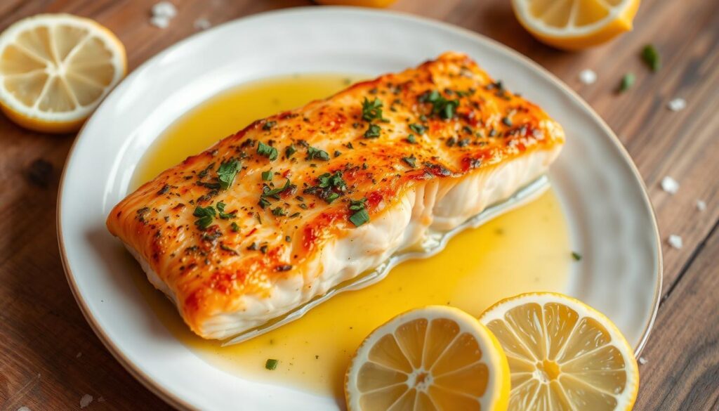 Garlic butter salmon