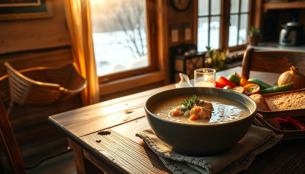 New England style chowder