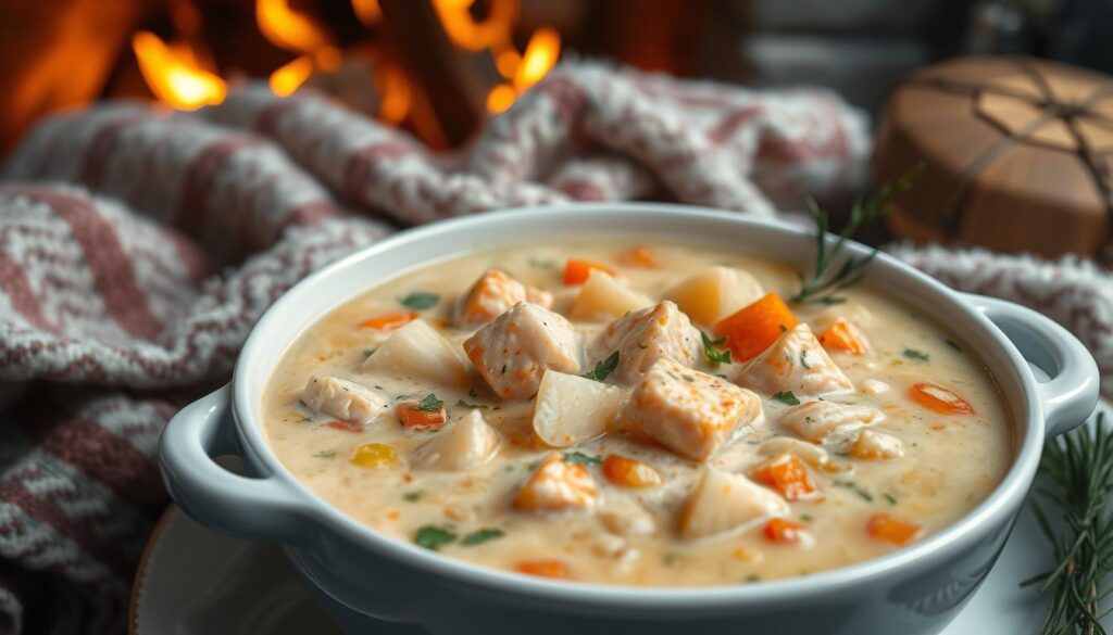 salmon chowder